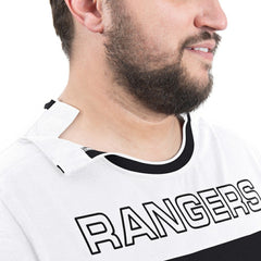 New York Rangers G-III Sports by Carl Banks Adaptive Wear Outlast Durene Long-Sleeve T-Shirt - Black T-shirts