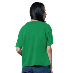 Dallas Stars Starter Women's Oversized Hall of Fame T-Shirt - Heather Kelly Green T-shirts