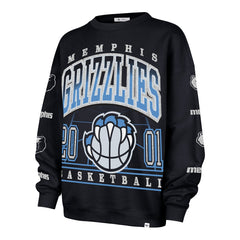 Memphis Grizzlies '47 Women's 2025/26 City Edition Go Big Oversized Sweatshirt - Navy cheap