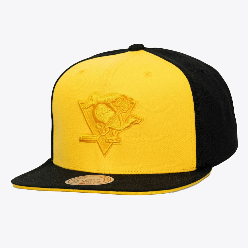 Pittsburgh Penguins Mitchell & Ness Color Pop Snapback Hat - Gold/Black Hats