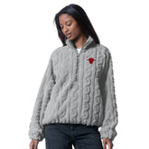 Chicago Bulls G-III 4Her by Carl Banks Women's Champ Half-Zip Pullover - Gray discount