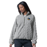 Golden State Warriors G-III 4Her by Carl Banks Women's Champ Half-Zip Pullover sale - Gray sale