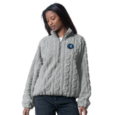 Minnesota Timberwolves G-III 4Her by Carl Banks Women's Champ Half-Zip Pullover - Gray cheap