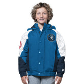 Minnesota Timberwolves Starter Youth All Time Pro Jr. Full-Zip Hoodie Jacket - Blue/Navy for sale