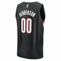 Scoot Henderson Portland Trail Blazers Youth Fast Break Replica Player Jersey - Icon Edition - Black outlet