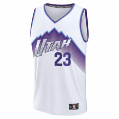 Lauri Markkanen Utah Jazz Youth Fast Break Replica Jersey - Association Edition - White for sale