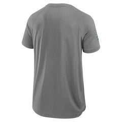 Edmonton Oilers Fanatics 2025 Stanley Cup Playoffs Authentic Pro Rink Performance T-Shirt - Heather Gray T-shirts