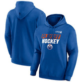 Edmonton Oilers Fanatics 2025 Stanley Cup Playoffs Breakout Fleece Pullover Hoodie - Royal Hoodies