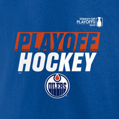 Edmonton Oilers Fanatics 2025 Stanley Cup Playoffs Breakout Fleece Pullover Hoodie - Royal Hoodies