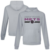 New York Mets Levelwear City Connect Relay No Hitter Pullover Hoodie Gray