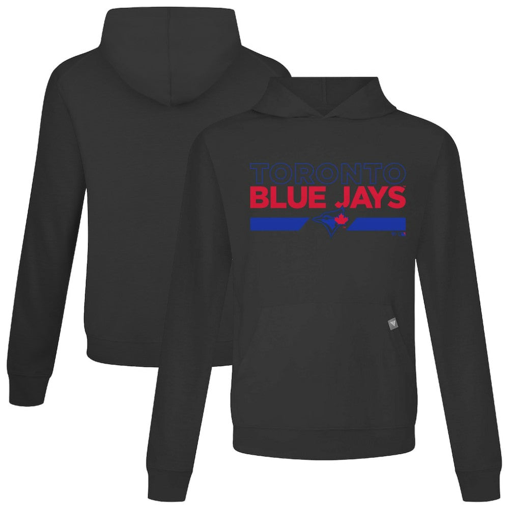 Toronto Blue Jays Levelwear City Connect Relay No Hitter Pullover Hoodie Black