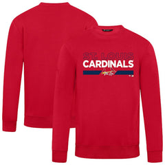 St. Louis Cardinals Levelwear City Connect Zane No Hitter Pullover Sweatshirt Red