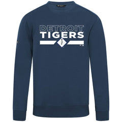Detroit Tigers Levelwear City Connect Zane No Hitter Pullover Sweatshirt Navy