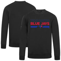 Toronto Blue Jays Levelwear City Connect Zane No Hitter Pullover Sweatshirt Black