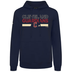Cleveland Guardians Levelwear City Connect Podium No Hitter Pullover Hoodie Navy