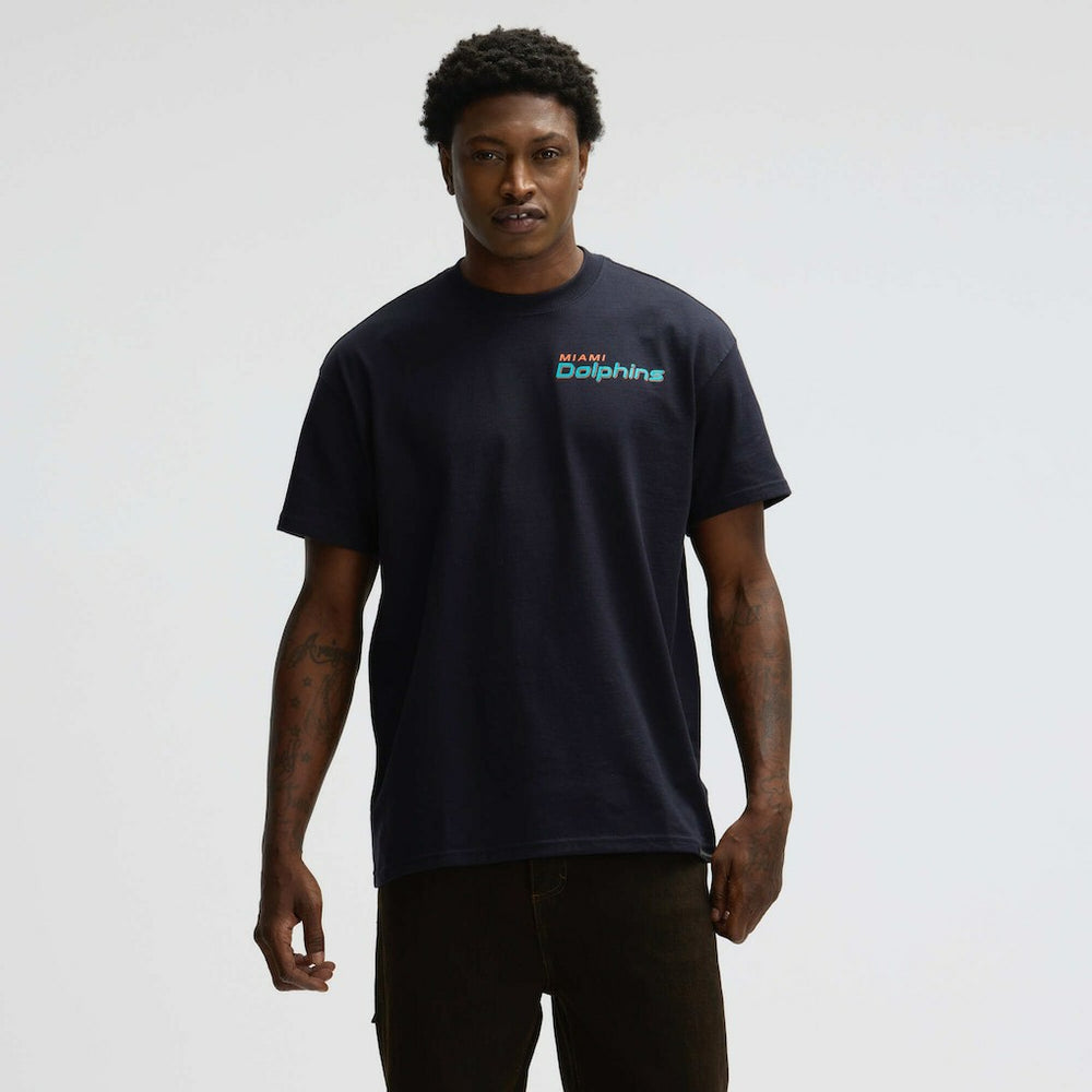 Miami Dolphins 2025 Rivalries Collection Essential Max90 T-Shirt - Pitch Blue sale