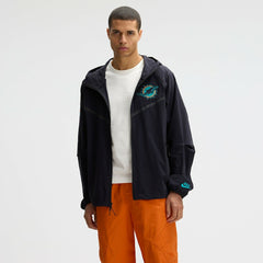 Miami Dolphins 2025 Rivalries Collection Tech Raglan Full-Zip Jacket - Pitch Blue cheap