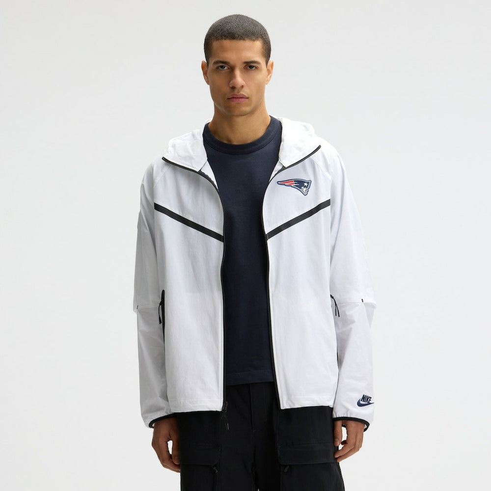 New England Patriots 2025 Rivalries Collection Tech Raglan Full-Zip Jacket - White for sale