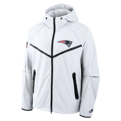 New England Patriots 2025 Rivalries Collection Tech Raglan Full-Zip Jacket - White for sale