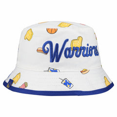 Golden State Warriors Team Cheer Reversible Bucket Hat sale - White sale
