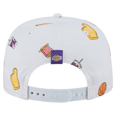 Los Angeles Lakers Team Cheer Rope 19TWENTY Adjustable Hat - White sale