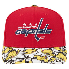 Washington Capitals New Era Mascot Visor 9SEVENTY Adjustable Hat - Red Hats