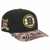 Boston Bruins New Era Mascot Visor 9SEVENTY Adjustable Hat - Black Hats