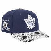 Toronto Maple Leafs New Era Mascot Visor 9SEVENTY Adjustable Hat - Blue Hats