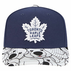 Toronto Maple Leafs New Era Mascot Visor 9SEVENTY Adjustable Hat - Blue Hats