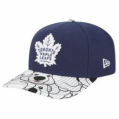 Toronto Maple Leafs New Era Mascot Visor 9SEVENTY Adjustable Hat - Blue Hats