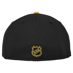 Boston Bruins New Era Mesh Crown Two-Tone 59FIFTY Fitted Hat - Black/Gold Hats