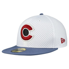 Colorado Avalanche New Era Mesh Crown Two-Tone 59FIFTY Fitted Hat - White/Navy Hats