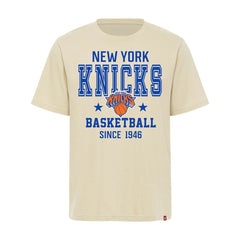 New York Knicks Sportiqe Unisex Duke Premium T-Shirt - Cream sale