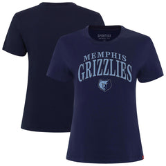 Memphis Grizzlies Sportiqe Women's Arcadia Boxy T-Shirt - Navy on sale