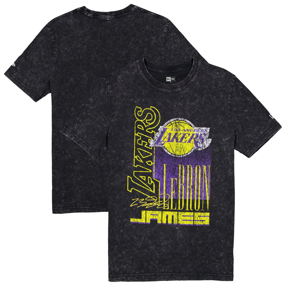 LeBron James Los Angeles Lakers Full Court Press Mineral Wash Player T-Shirt - Black discount