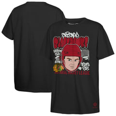 Connor Bedard Chicago Blackhawks Mitchell & Ness Youth Caricature T-Shirt - Black T-shirts