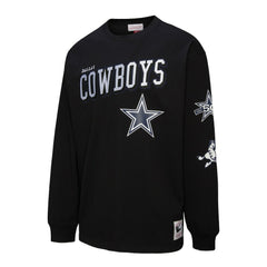 Dallas Cowboys Training Camp Vintage Logos Long Sleeve T-Shirt - Black outlet