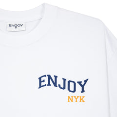 Enjoy Basketball x New York Knicks Unisex Hoop Enthusiast Capsule Collection T-Shirt - White sale