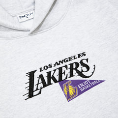 Enjoy Basketball x Los Angeles Lakers Unisex Hoop Enthusiast Capsule Collection Pullover Hoodie - Heather Gray shop