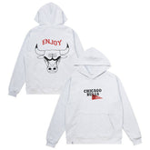 Enjoy Basketball x Chicago Bulls Unisex Hoop Enthusiast Capsule Collection Pullover Hoodie - Heather Gray on sale