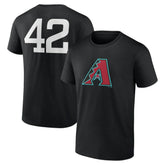 Arizona Diamondbacks Jackie Robinson Day Name & Number T-Shirt Black