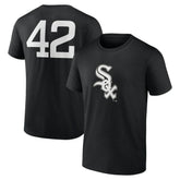 Chicago White Sox Jackie Robinson Day Name & Number T-Shirt Black