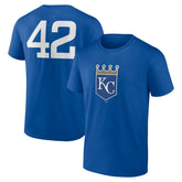 Kansas City Royals Jackie Robinson Day Name & Number T-Shirt Royal