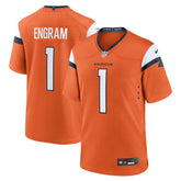 Evan Engram Denver Broncos Team Game Jersey - Orange for sale