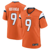 Talanoa Hufanga Denver Broncos Team Game Jersey - Orange outlet
