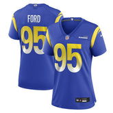 Poona Ford Los Angeles Rams Women's Team Game Jersey - Royal on sale