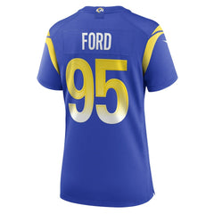 Poona Ford Los Angeles Rams Women's Team Game Jersey - Royal on sale