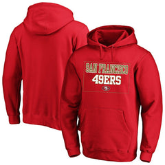 San Francisco 49ers Big & Tall Fleece Hoodie - Scarlet discount