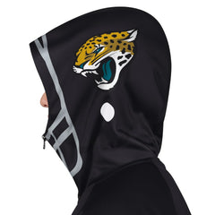Jacksonville Jaguars Pro Player Helmet Full-Zip Hooded Track Jacket - Black/Teal outlet