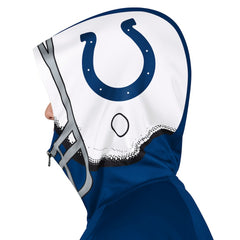 Indianapolis Colts Pro Player Helmet Full-Zip Hooded Track Jacket - Royal/White on sale